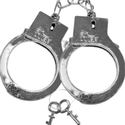 Smiffys Uniform Handcuffs, Metal