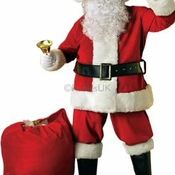 Rubies Male Costumes Santa, Deluxe Velvet