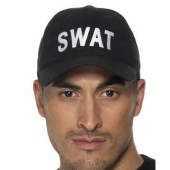 Smiffys Cops & Robbers Swat Baseball Cap.