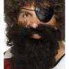 Smiffys Beards & Tashes Pirate Beard, Brown