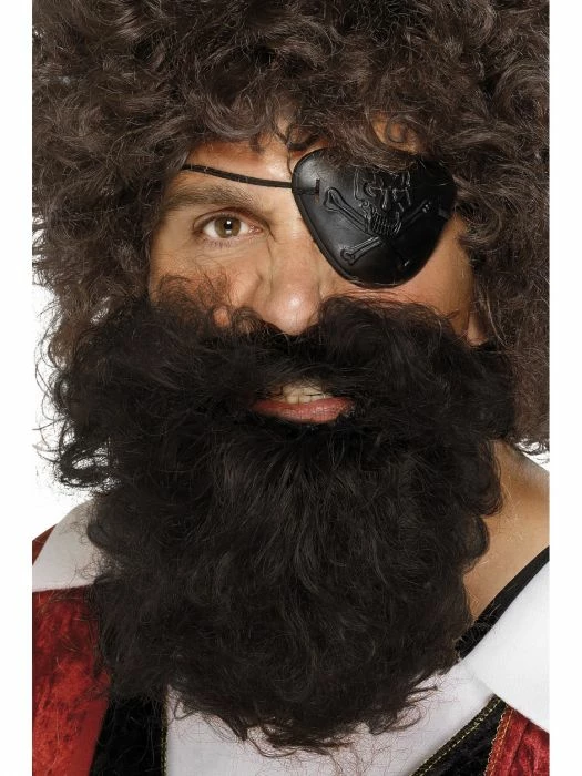 Smiffys Beards & Tashes Pirate Beard, Brown 1 Smiffys Beards & Tashes Pirate Beard, Brown
