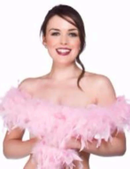 Wicked Boa, Feathered, Baby Pink 60g 1 Wicked Boa, Feathered, Baby Pink 60g