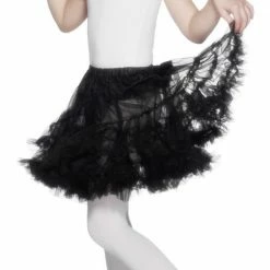 Smiffys Petticoat Childs Black Tu Tu's