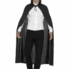 Smiffys Capes Cape, Hooded Black