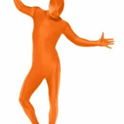 Smiffys Male Costumes Second Skin, Orange