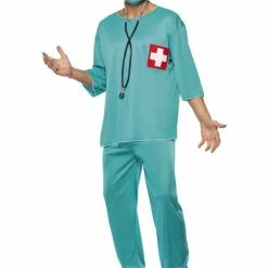 Smiffys Surgeon Costume Male Costumes