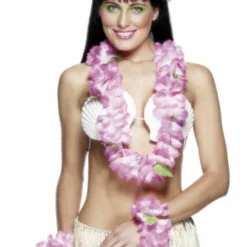 Smiffys Hawaiian Set Pink