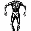 Smiffys Second Skin, Skeleton Male Costumes