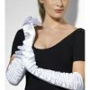 Smiffys Gloves, Temptress, White