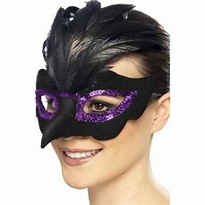 Smiffys Masquerade Gothic Raven Eyemask