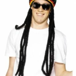 Smiffys Rasta Beret-Dreadlocks