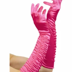 Smiffys Gloves, Temptress, Fuchsia