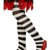 Smiffys Childs Tights, Black & White Halloween Hosiery