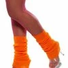 Smiffys Legwarmers, Neon Orange