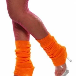 Smiffys Legwarmers, Neon Orange