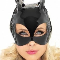 Leg Avenue Vinyl Cat Woman Mask Character Masks