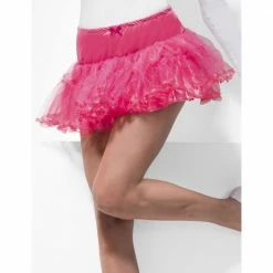 Smiffys 1980's & 90's Tulle Petticoat-Hot Pink