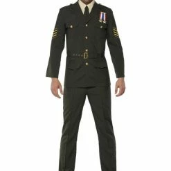 Smiffys Wartime Officer Male Costumes