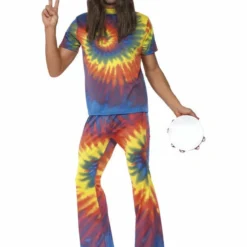Smiffys Male Costumes 60's Tie Dye Costume