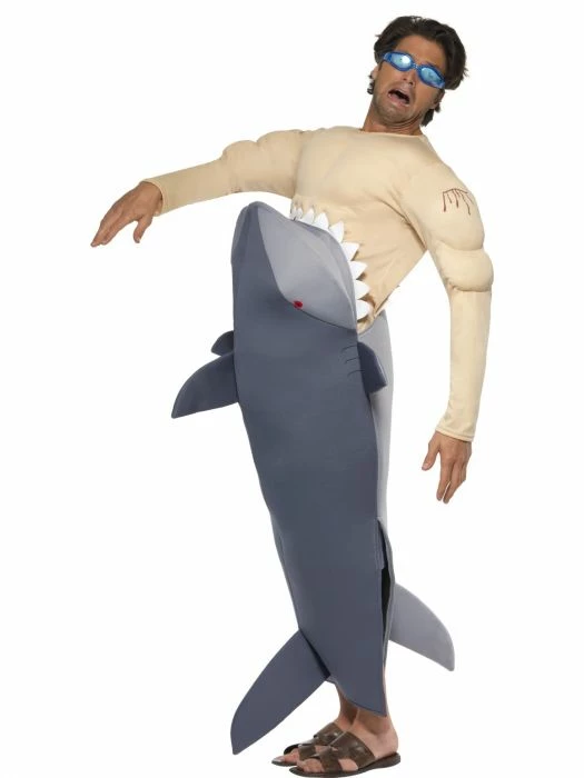 Smiffys Male Costumes Man Eating Shark Costume 1 Smiffys Male Costumes Man Eating Shark Costume