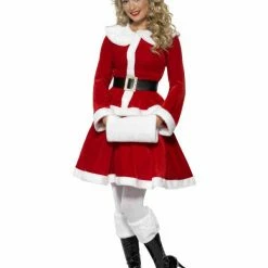 Smiffys Miss Santa, Deluxe Female Costumes