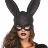 Leg Avenue Glitter Masquerade Rabbit Mask