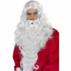 Smiffys Christmas Wigs White Santa Wig & Beard