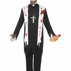 Smiffys Zombie Priest Male Costumes