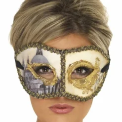 Smiffys Masquerade Colombina Venice Mask