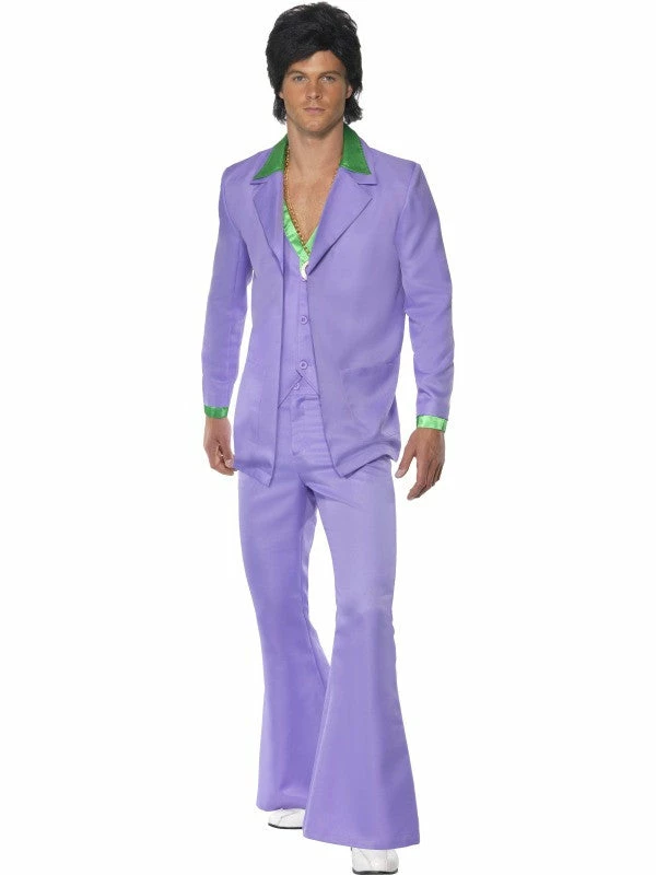 Smiffys 70's Lavender Suit Male Costumes 1 Smiffys 70's Lavender Suit Male Costumes