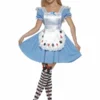 Smiffys Alice, Deck Of Cards Costume Female Costumes