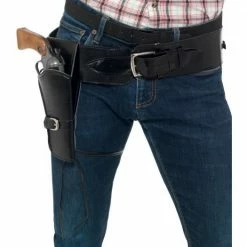 Smiffys Faux Leather Cowboy Holster Wild West