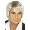 Smiffys Mens 90s Boy Band Wig, Blonde-Brown