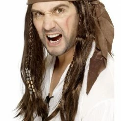 Smiffys Buccaneer Pirate Wig