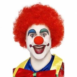Smiffys Clown Wig, Red