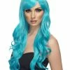 Smiffys Desire Wig, Aqua