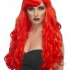 Smiffys Desire Wig, Red Womens