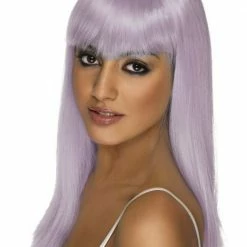 Smiffys Womens Glamourama Wig, Lilac