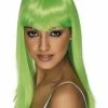 Smiffys Womens Glamourama Wig, Neon Green