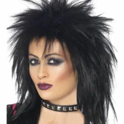 Smiffys Rock Diva Wig Black