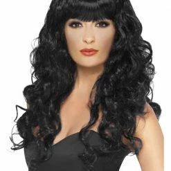Smiffys Siren Wig, Black