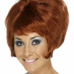 Smiffys Womens 60's Beehive Wig, Auburn