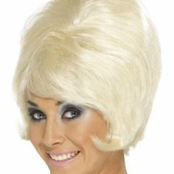 Smiffys 60s Beehive Wig, Blonde Womens