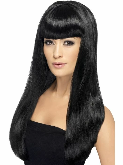 Smiffys Babelicious Wig, Black 1 Smiffys Babelicious Wig, Black