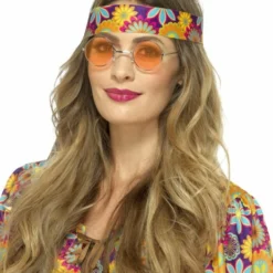 Smiffys Hippy Specs, Orange