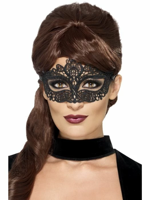 Smiffys Masquerade Filigree, Lace Eyemask 1 Smiffys Masquerade Filigree, Lace Eyemask