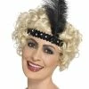 Smiffys Flapper Headband, Black 1920's & 30's