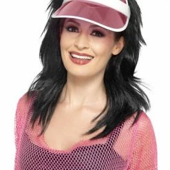 Smiffys 80's Sun Visor Pink