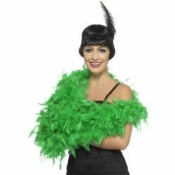 Smiffys Boa Green, Deluxe, 80g