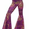 Smiffys Flares, Ladies Woodstock Female Costumes